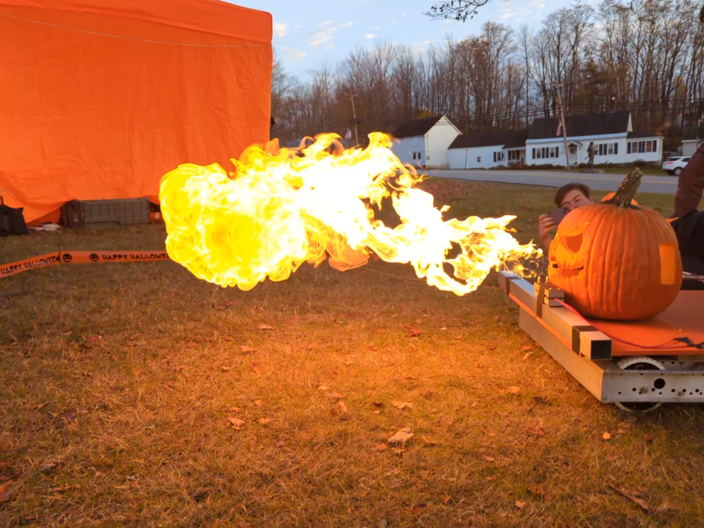 The original 2024 single-pumpkin Fire Choir
